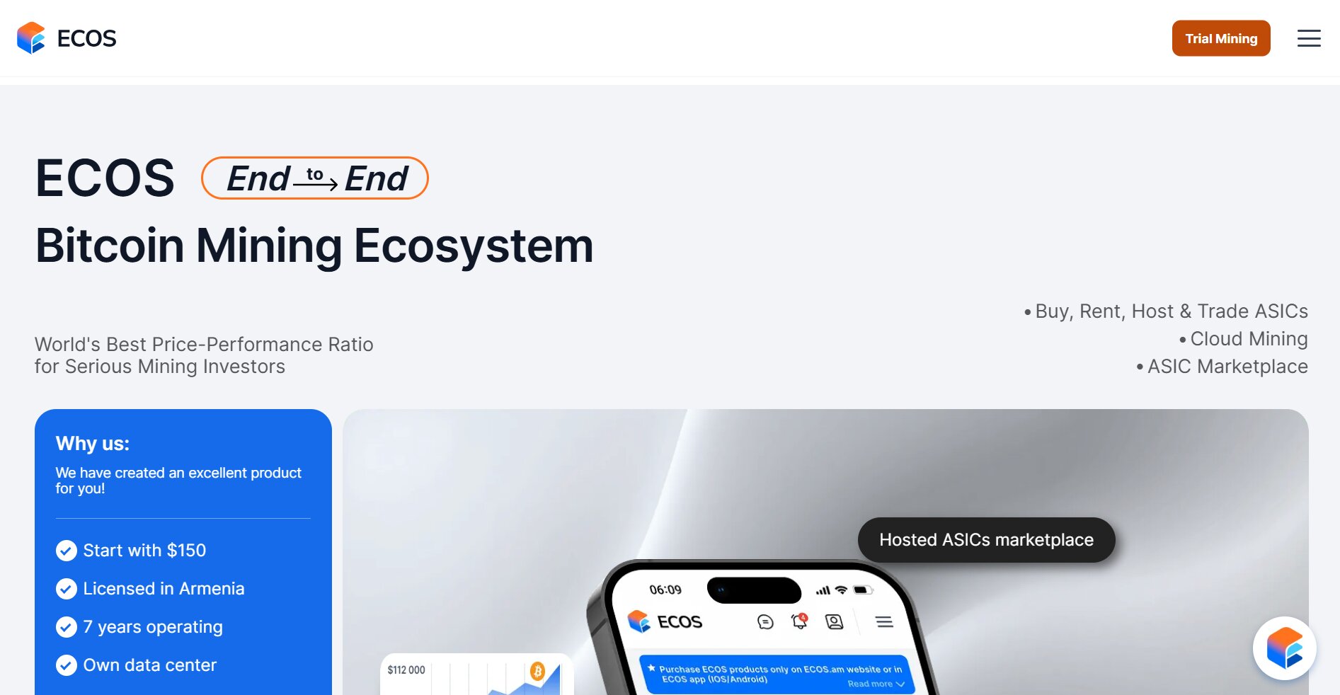 ECOS regulated cloud mining review 2026