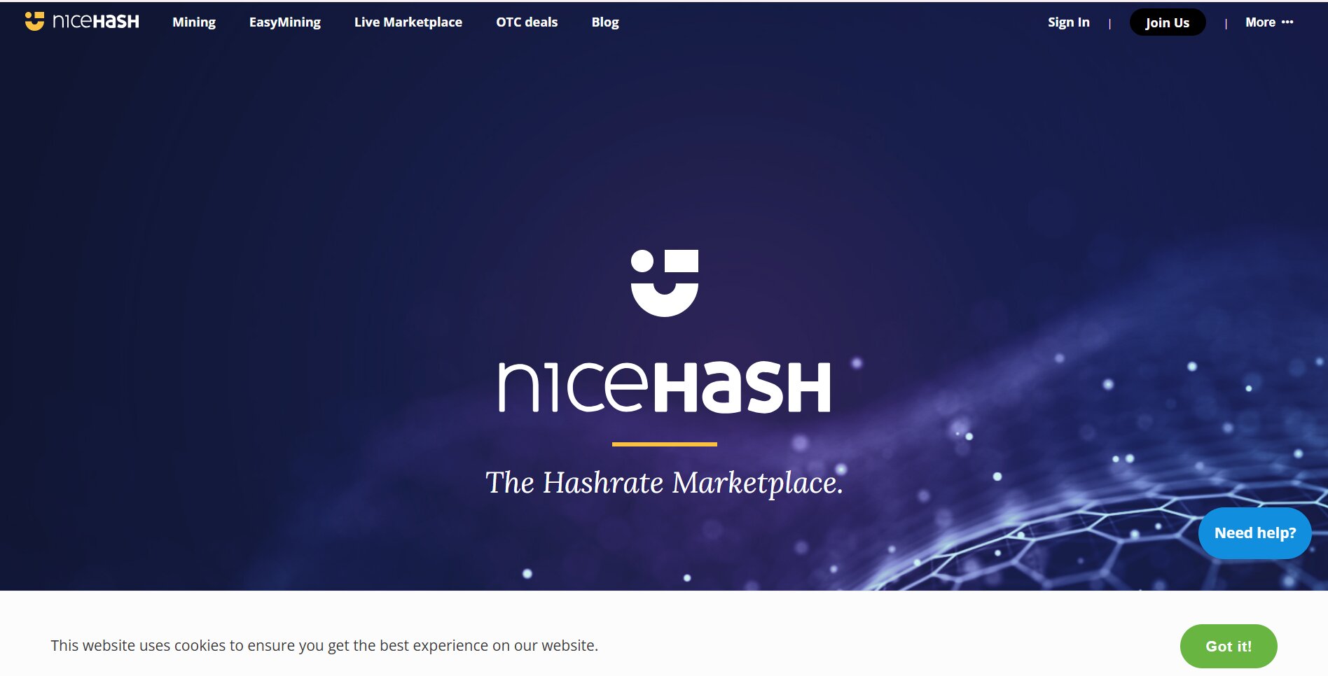 NiceHash hashrate marketplace review 2026