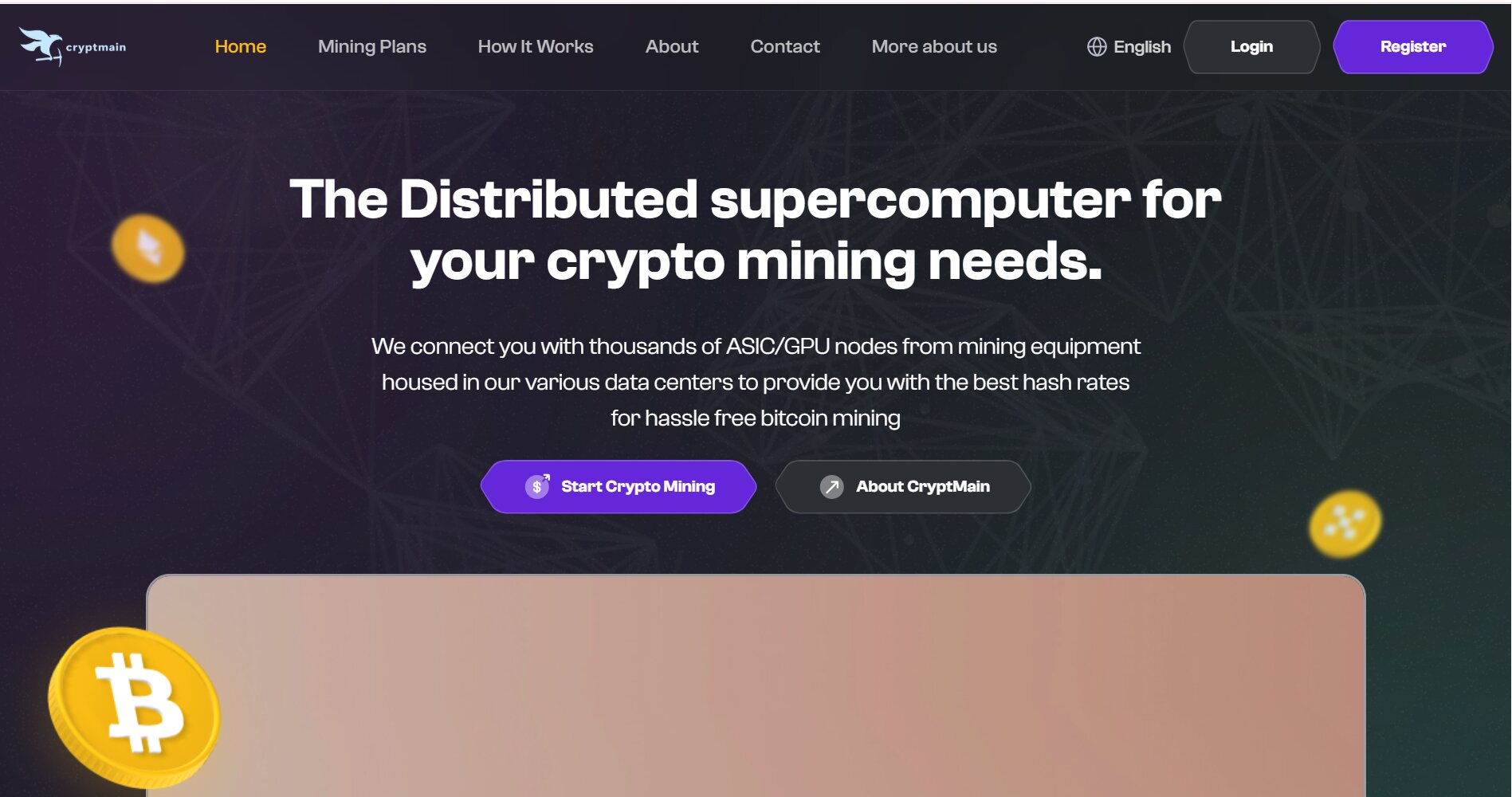 Cryptmain ASIC cloud mining review 2026